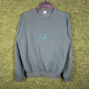 Sublima Venice Italy Embroidered‎ Crewneck Sweatshirt Green Mens Medium Italy